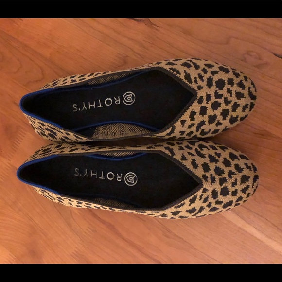 Shoes - Rothy’s Leopard Flats 8.5